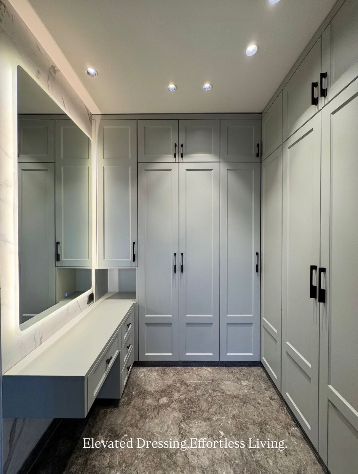 Grey Shaker with Vanity