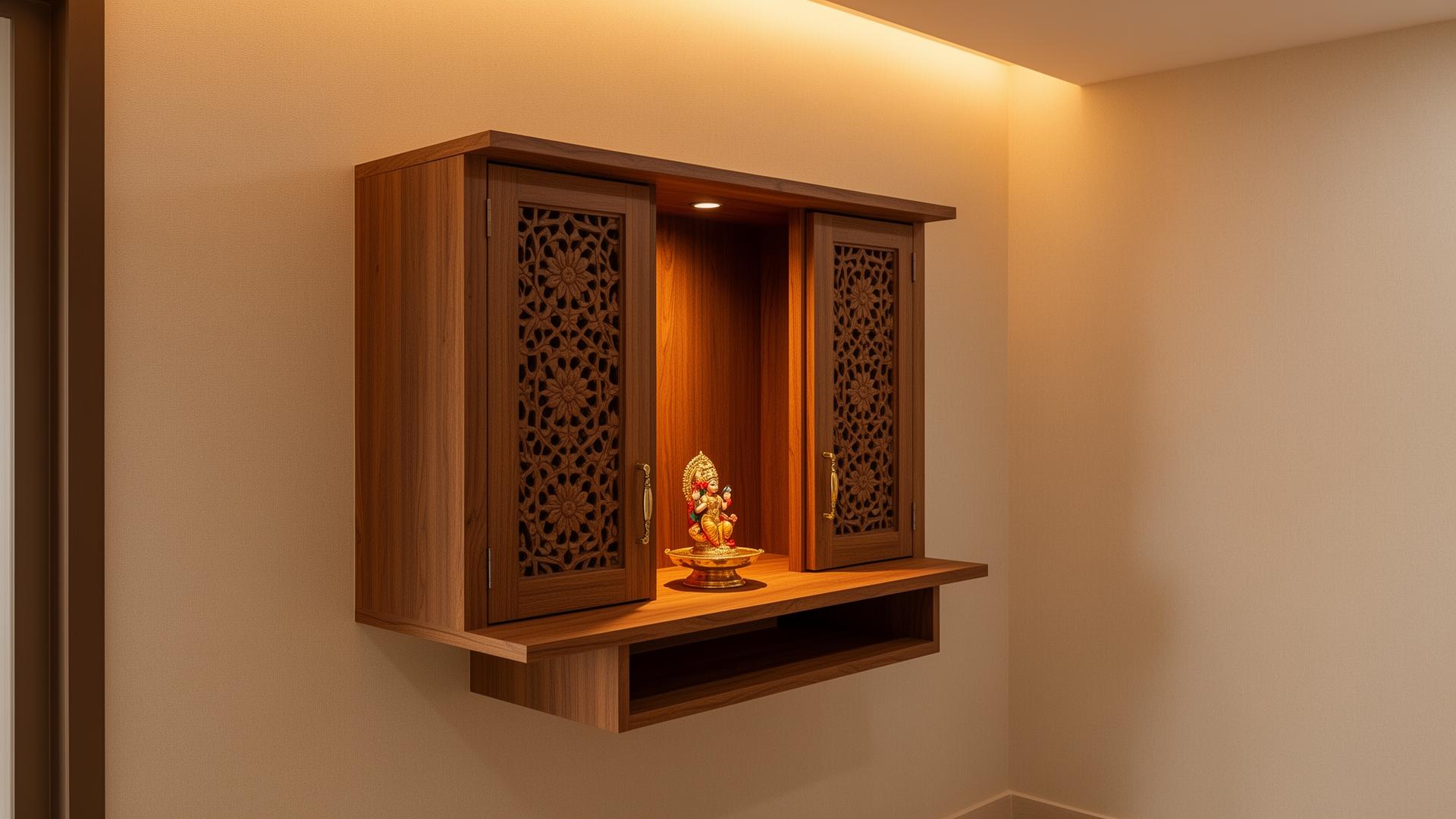Mandir Typologies: From Wall-Mounted to Walk-In